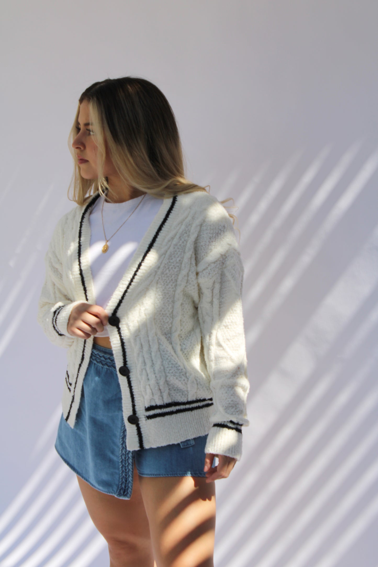 Cozy Preppy Cardigan