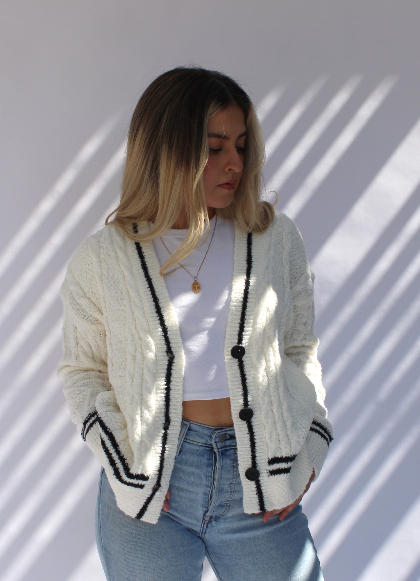 Cozy Preppy Cardigan