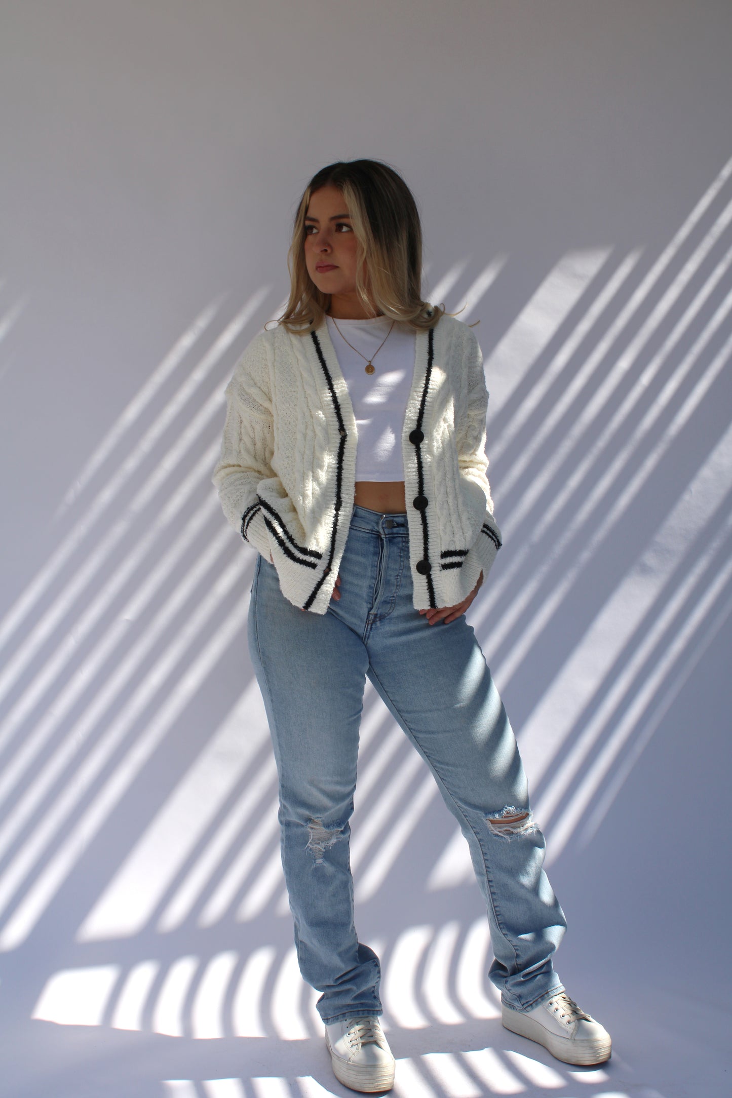 Cozy Preppy Cardigan