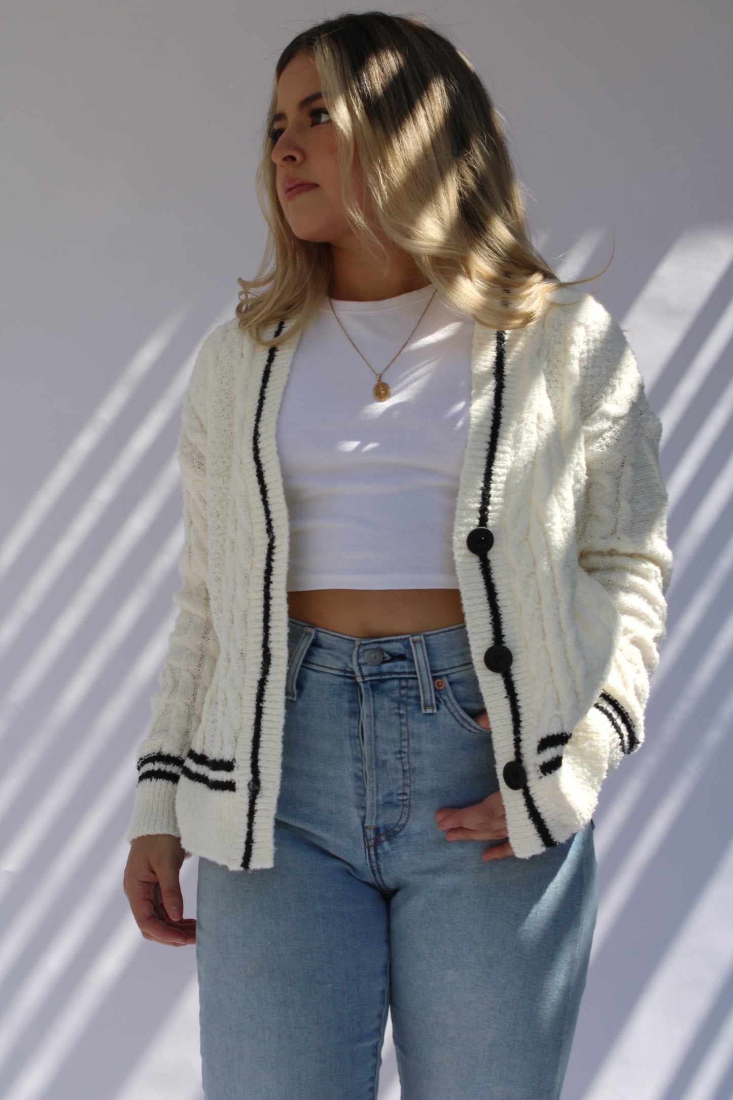 Cozy Preppy Cardigan