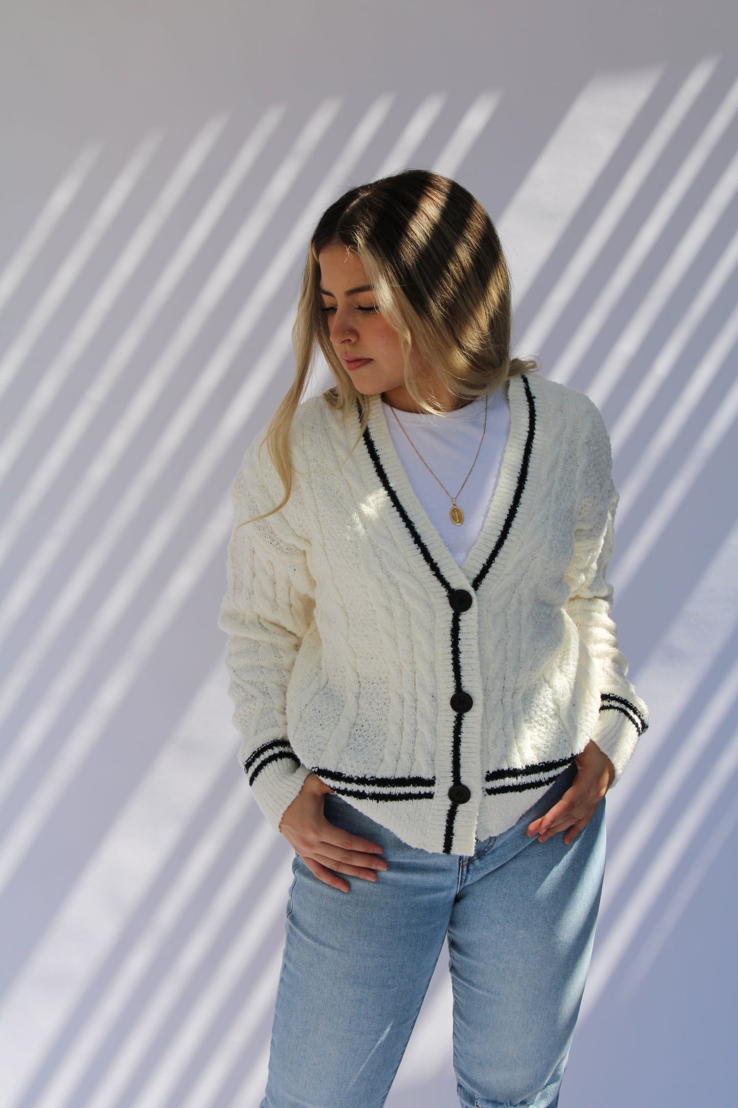 Cozy Preppy Cardigan