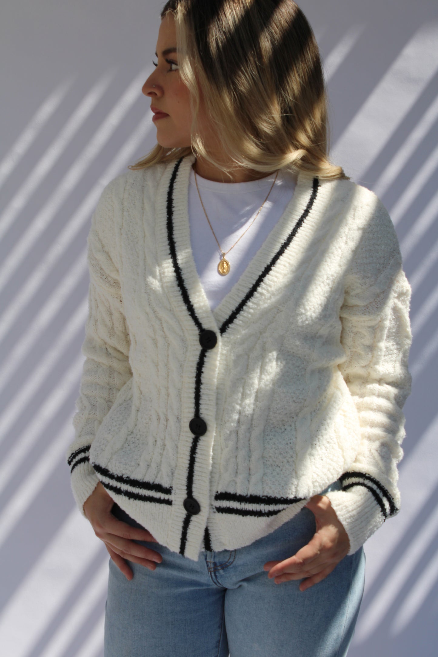 Cozy Preppy Cardigan