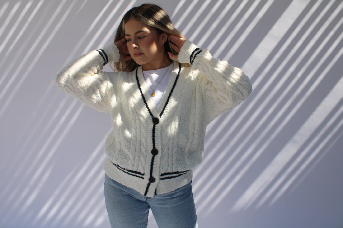 Cozy Preppy Cardigan