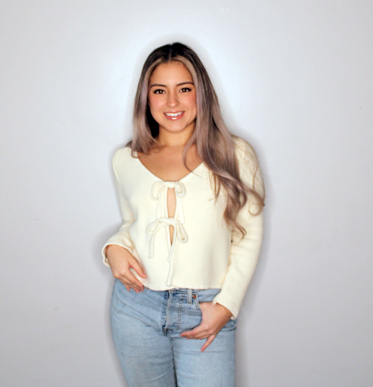 Celyn Tie Front Cardigan