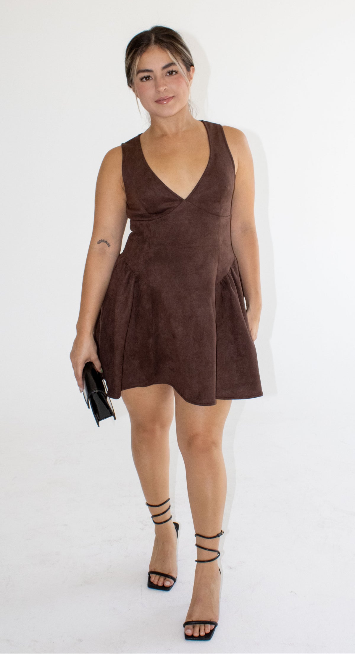 Sabine Suede Mini Dress
