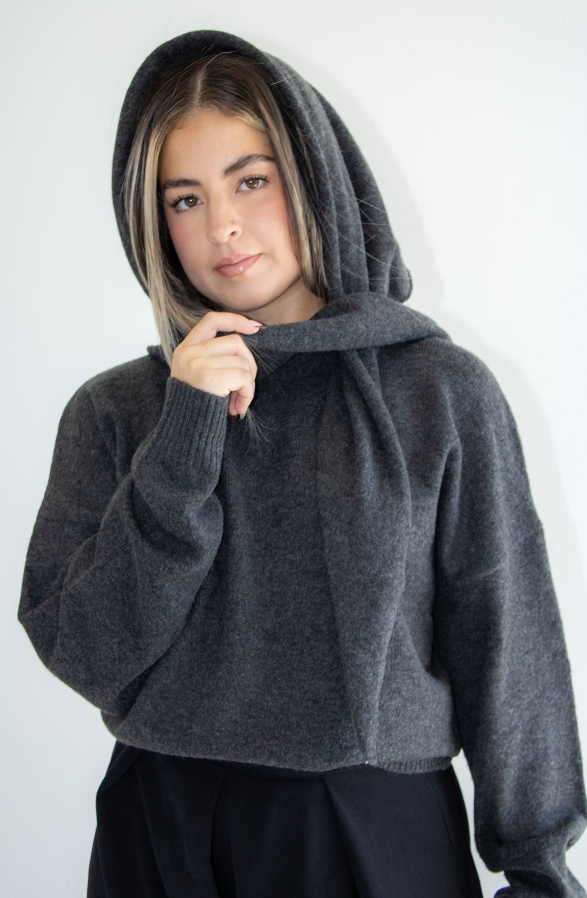 Camille Scarf Knit Sweater