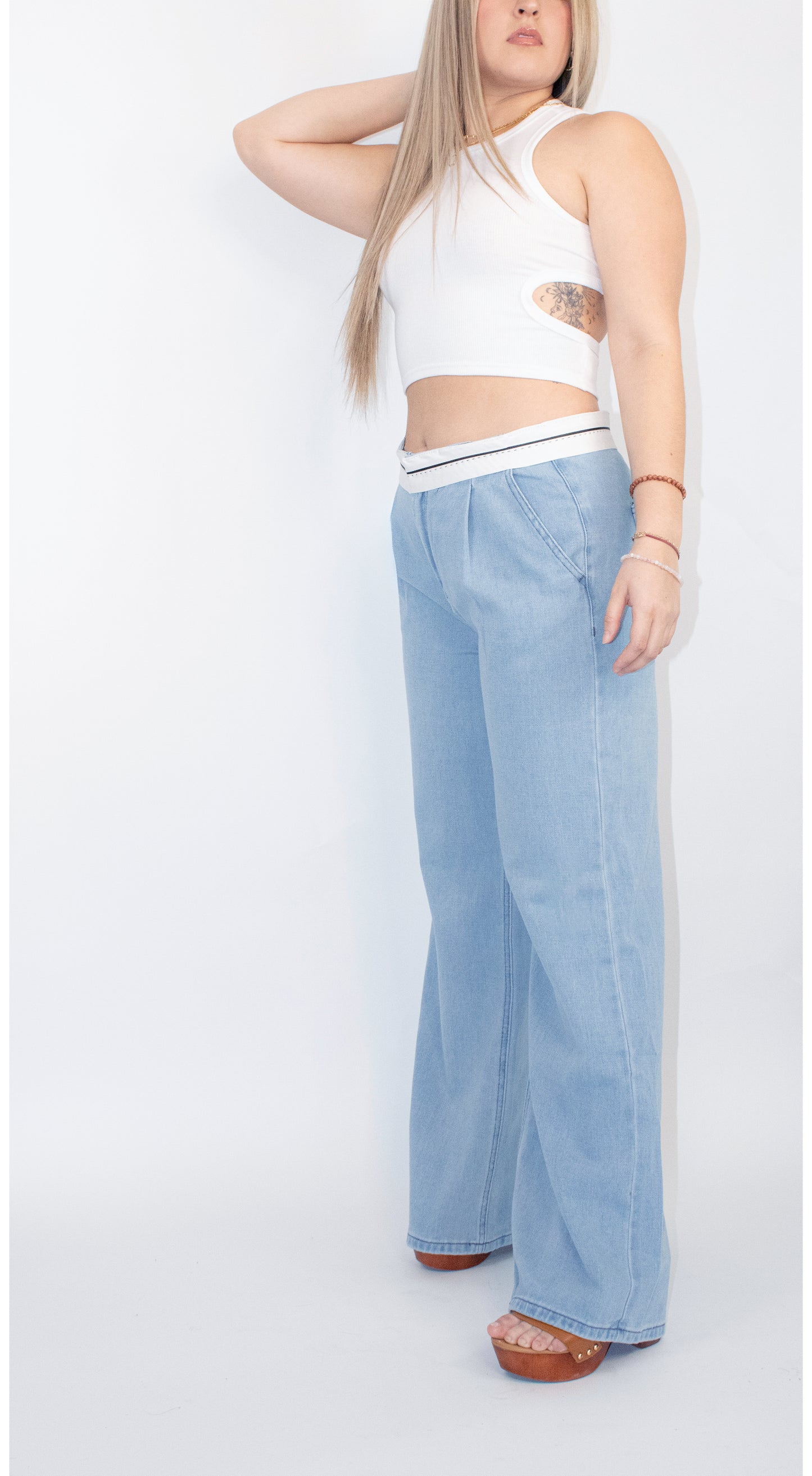 Sky Wide Leg Jeans