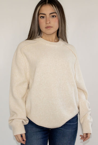 Soft Sand Knit Crew