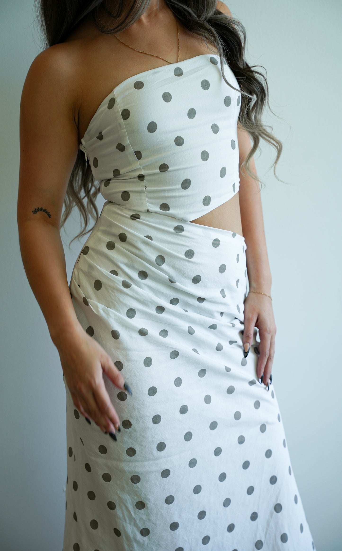 The Genevieve Polka Dot Maxi