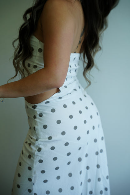 The Genevieve Polka Dot Maxi