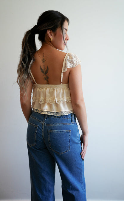 The Juliette Lace Crop