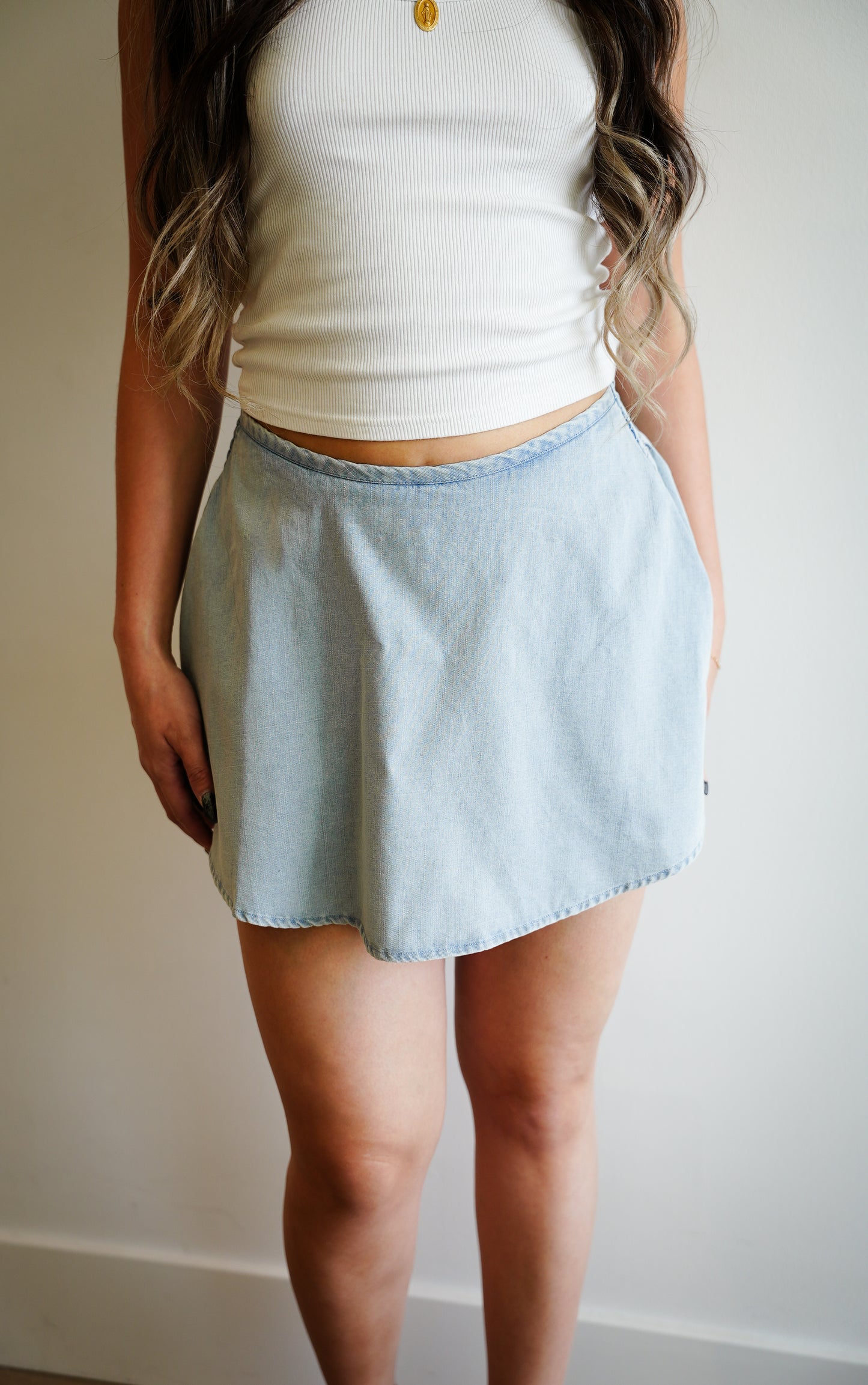 The Estelle Denim Skort