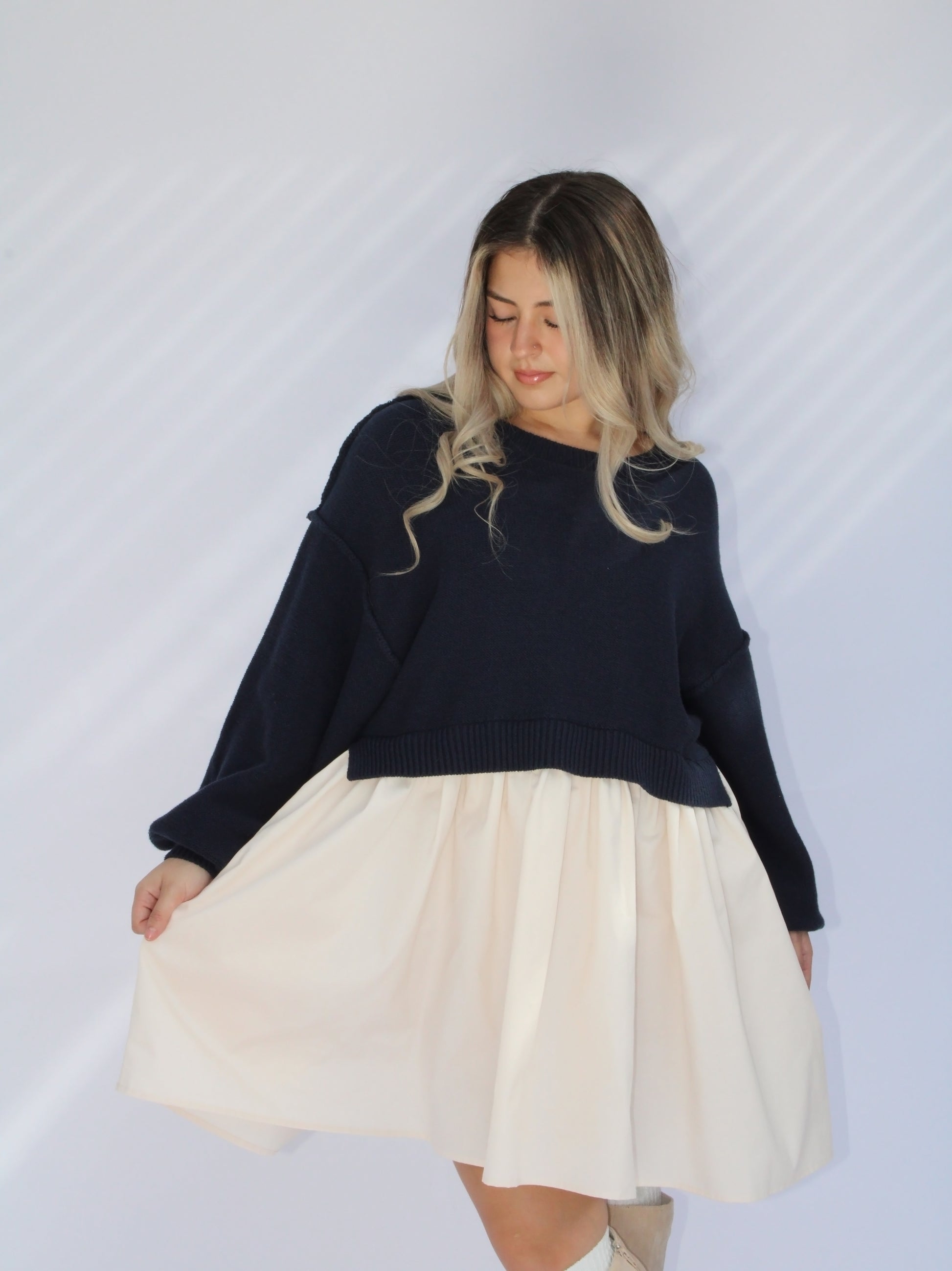 maya knit dress Maya Knit Crochet Knit Dress