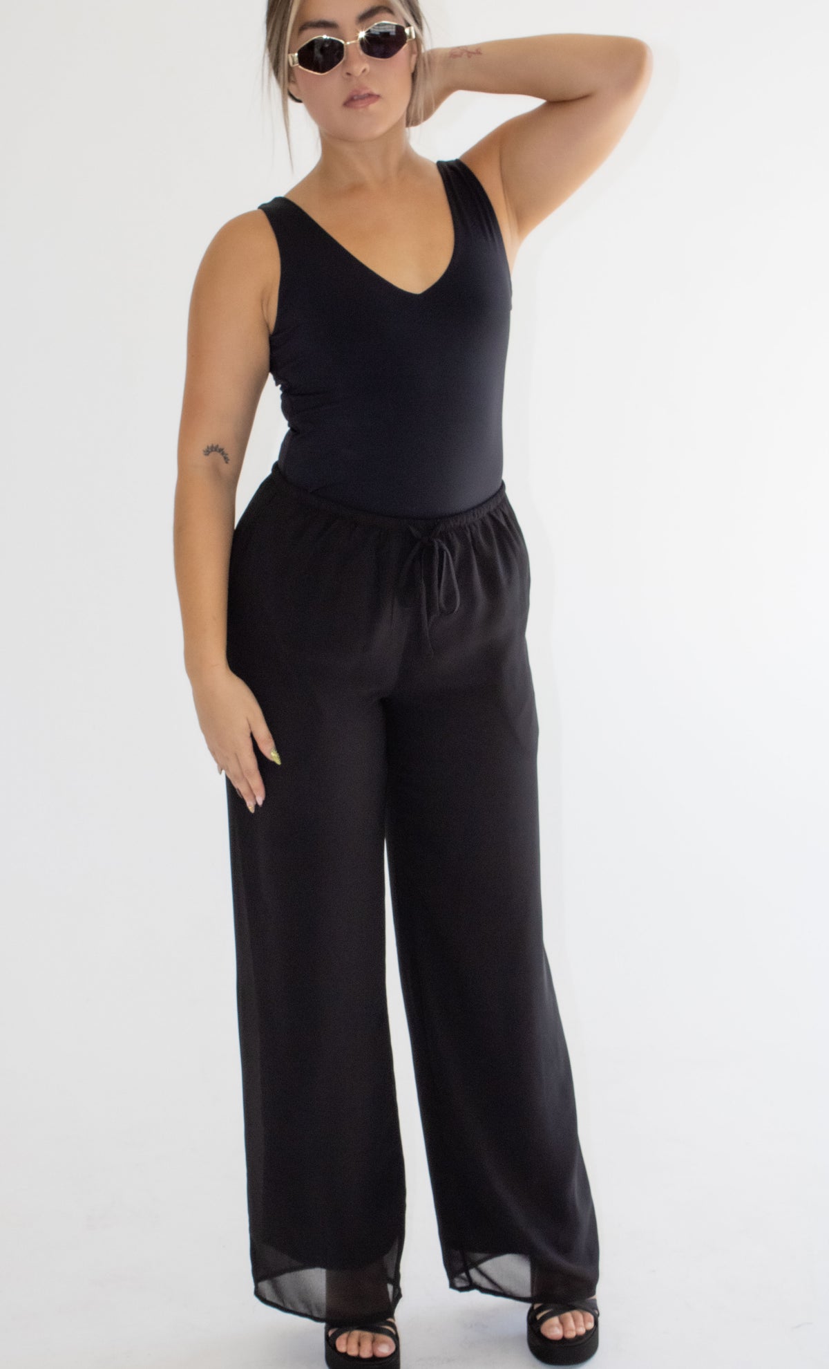Alessia Chiffon Wide Leg Pants