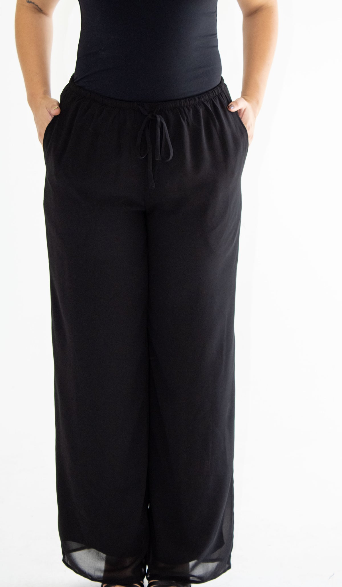 Alessia Chiffon Wide Leg Pants