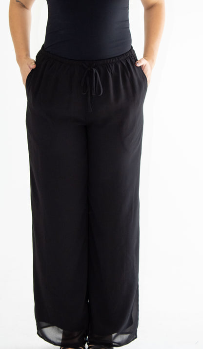 Alessia Chiffon Wide Leg Pants