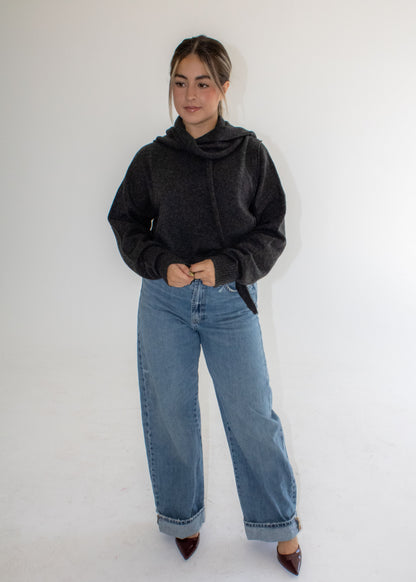 Camille Scarf Knit Sweater