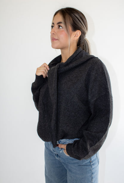 Camille Scarf Knit Sweater