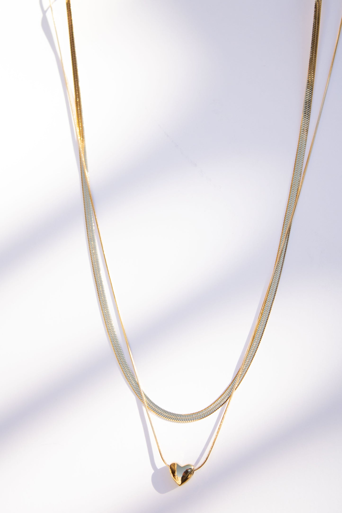 Heart of Gold Layered Necklace