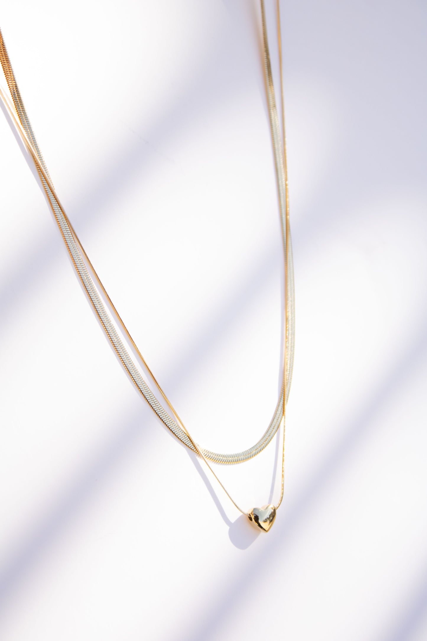 Heart of Gold Layered Necklace