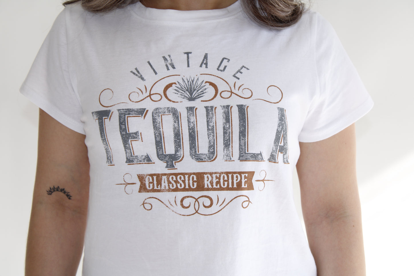 Vintage Tequila Social Crop Tee