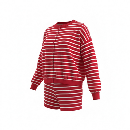 Cherry Crush Stripe Knit Set