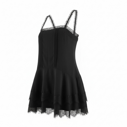 Noire Lace Slip Dress